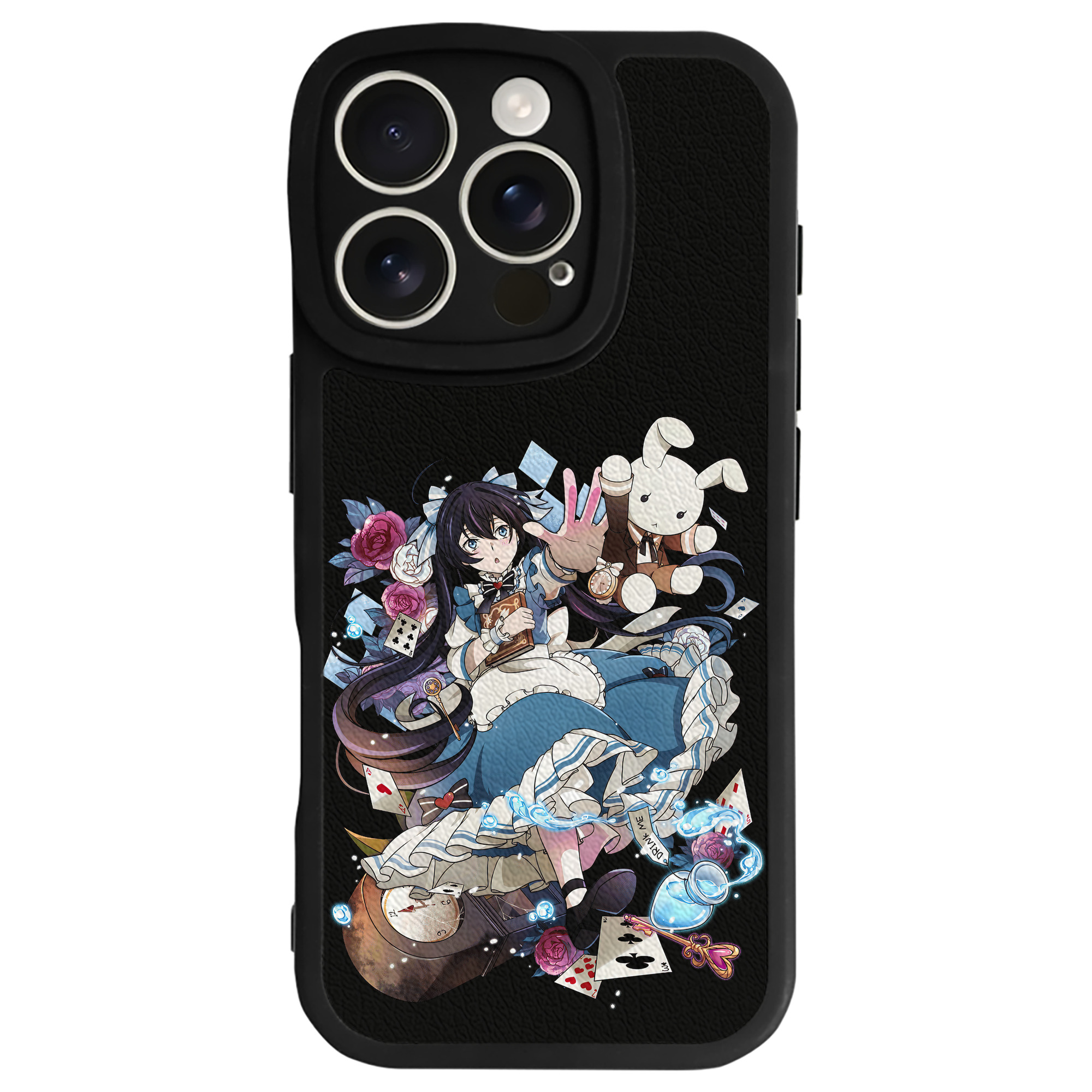 （画像用） 文豪ストレイドッグス Bungo Stray Dogs 【iPhone 16シリーズ対応】シリコンスマホケース（レザー調） 材質：シリコン